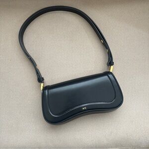 JW Pei black shoulder handbag